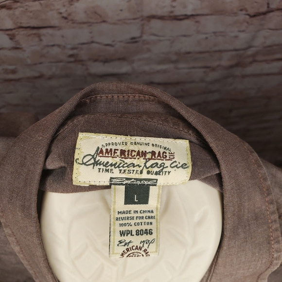 Mens American Rag Button Down size Large - Picture 6 of 7